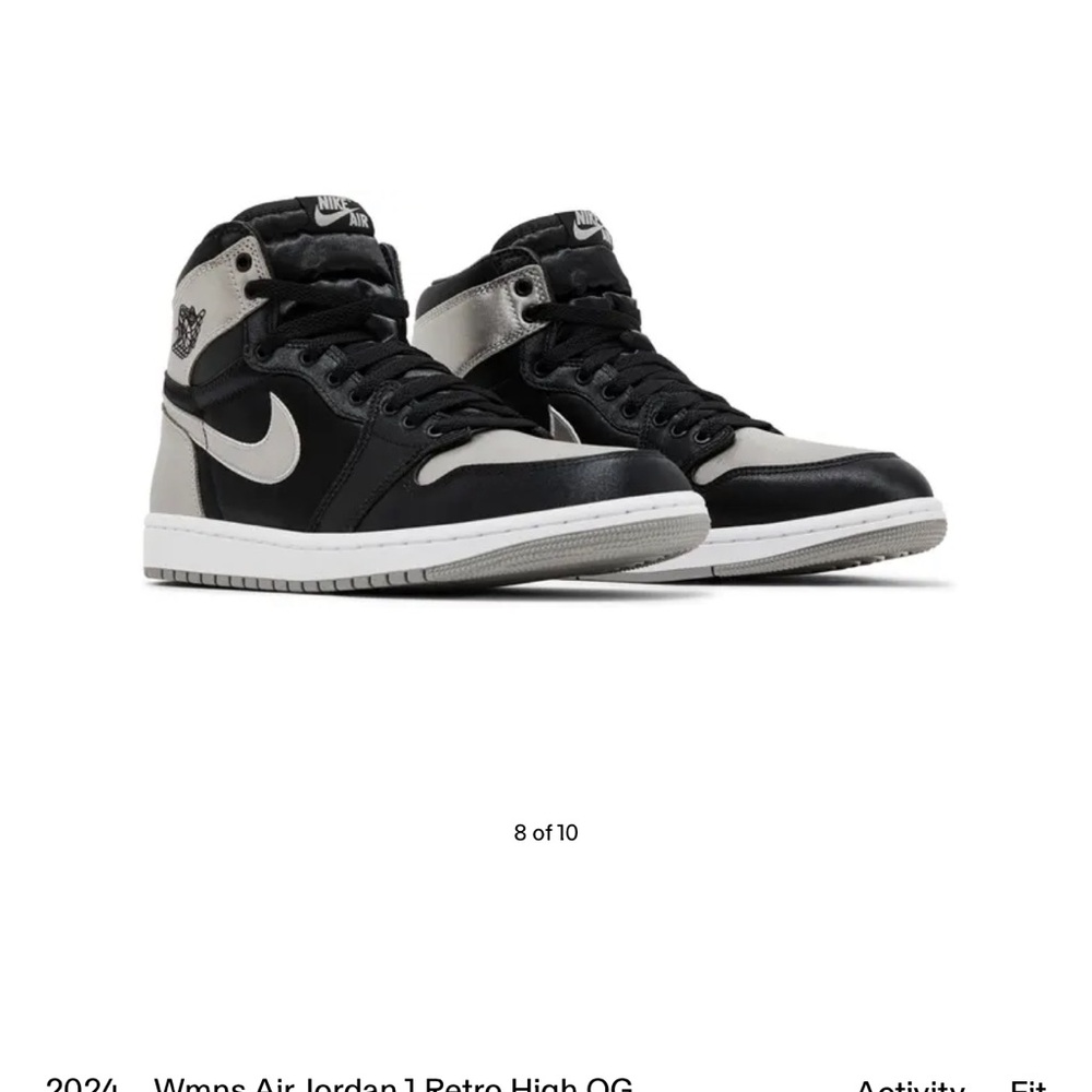 Nike Air Jordan 1 High Black and Gray
